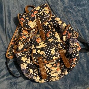 Aeropostale floral backpack